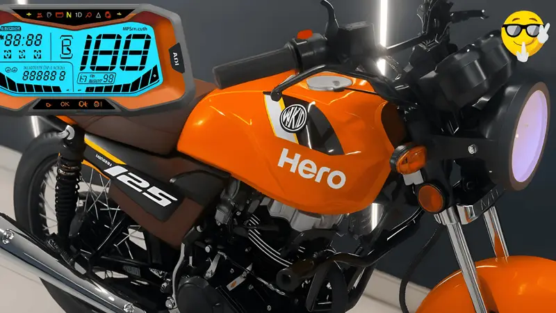 New Hero Splendor Plus 125: BS7 Engine, 80 kmpl Mileage, 87 kmph Speed, 14L Fuel Tank – Now Just ₹19,000!